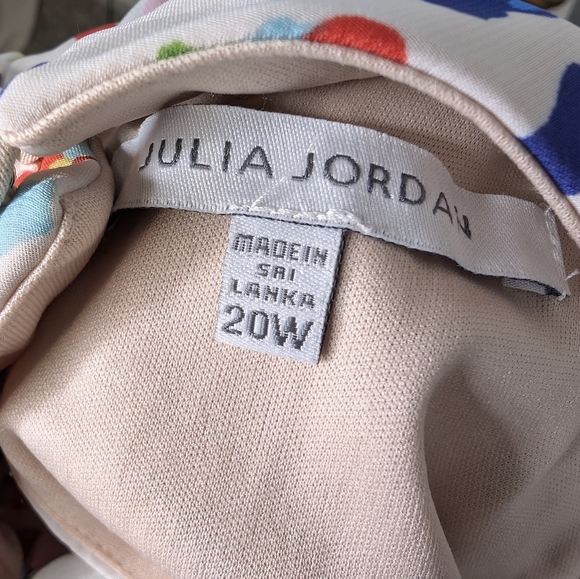 💘 Julia Jordan Belted Printed Tiered Maxi Dress - Picture 4 of 7